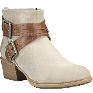 Timberland Sutherlin ankle grey suede buckle booties 7